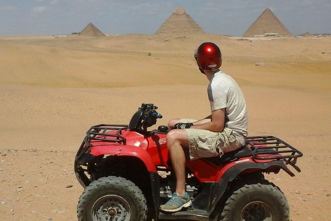 1 Hour ATV at Giza Pyramids from Cairo - Seeing the Giza Plateau beyond the ATV track