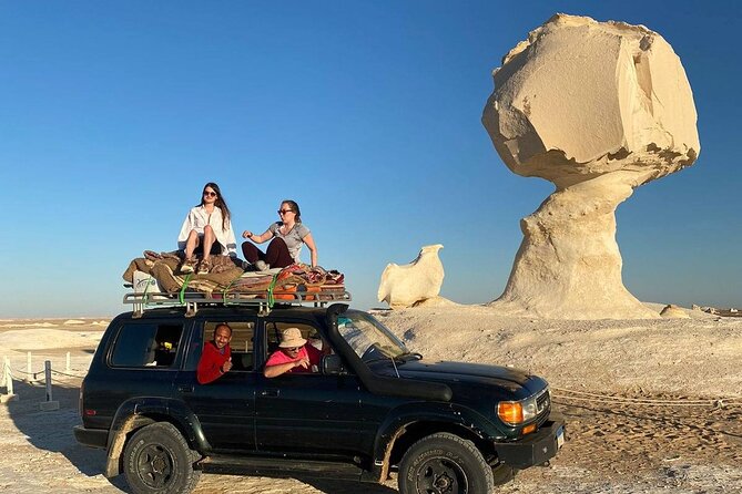 2 Days and 1 Night White Desert Camping Tour - Old White Desert: mushrooms and tents