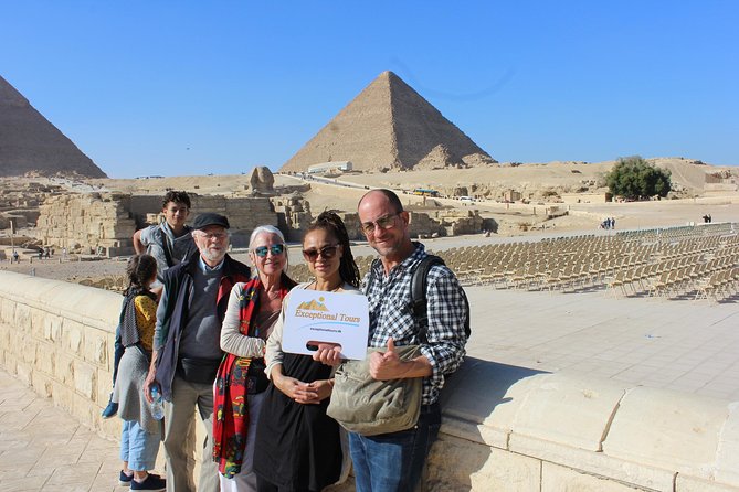 8-Hour Private Tour to Giza Pyramids, Memphis and Sakkara - Giza Pyramids: the grand opening act