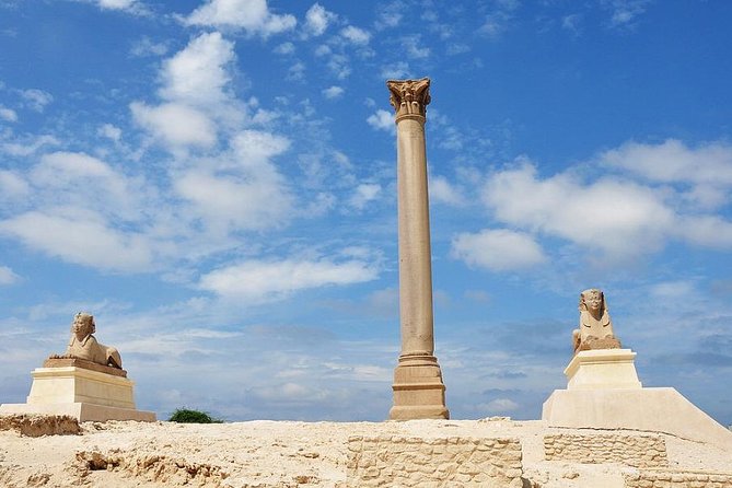 Alexandria Day Tour From Cairo & Giza Hotels - Pompey’s Pillar and the remains of Serapeum