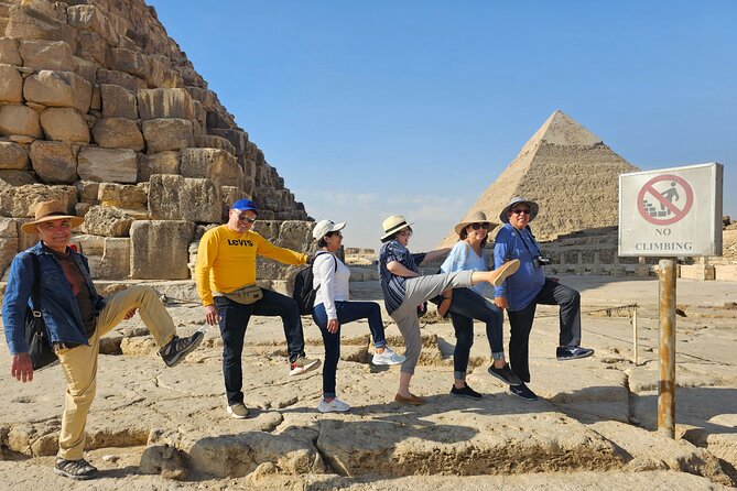 All-in-One Giza Pyramids from inside, Sphinx & Camel ride & Lunch - Khafre’s limestone cap and Menkaure’s granite