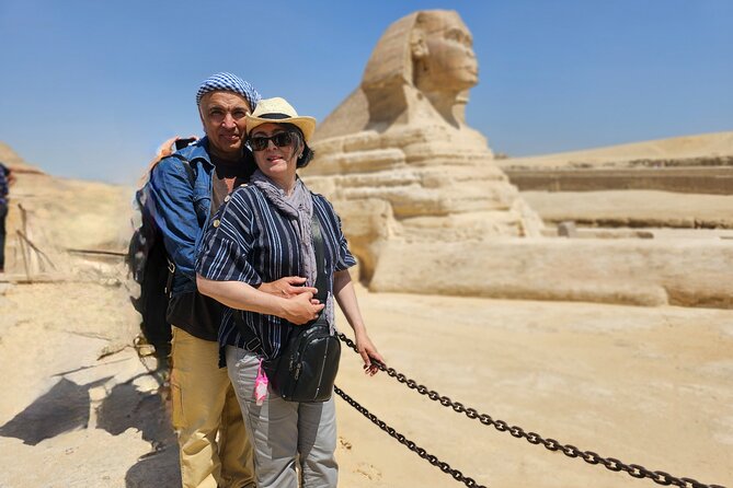 All-in-One Giza Pyramids from inside, Sphinx & Camel ride & Lunch - Khufu and the first look at the Giza plateau