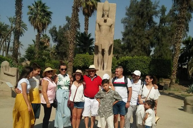 All Inclusive 2-Day Ancient Egypt and Old Cairo Highlights Tour - Memphis brings colossal sculpture into view