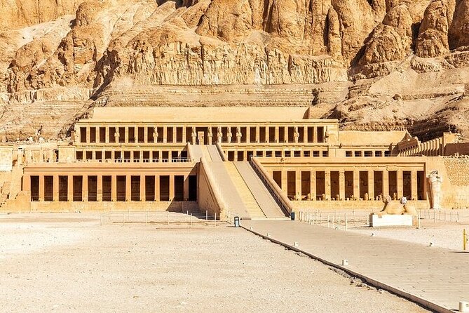 All Inclusive Day Tour to Luxor West and East Banks with Lunch - Hatshepsut’s three terraces at Deir el-Bahari