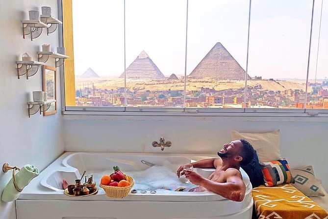 All inclusive Tour to the Giza Pyramids, Sphinx and Camel ride - Lunch, Shopping, and Photo Sessions