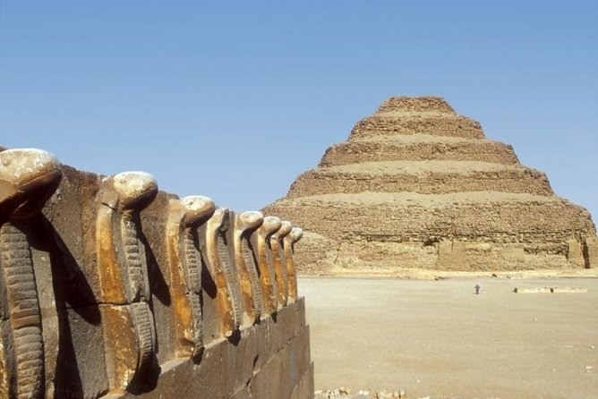 All Saqqara treasures (Pyramids and Tombs) and the underground Serapeum - Decorated tombs that show ordinary elite life