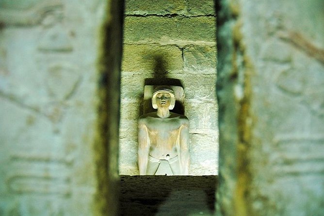 All Saqqara treasures (Pyramids and Tombs) and the underground Serapeum - The 8:30 am pickup from Cairo or Giza