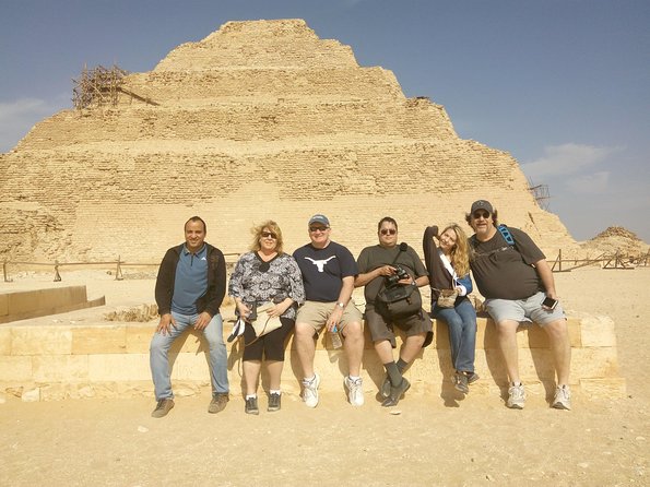 Amazing Day Tour to Saqqara,memphis,Giza Pyramids & Sphinx 2025 - Giza Pyramids: The Big First Impression