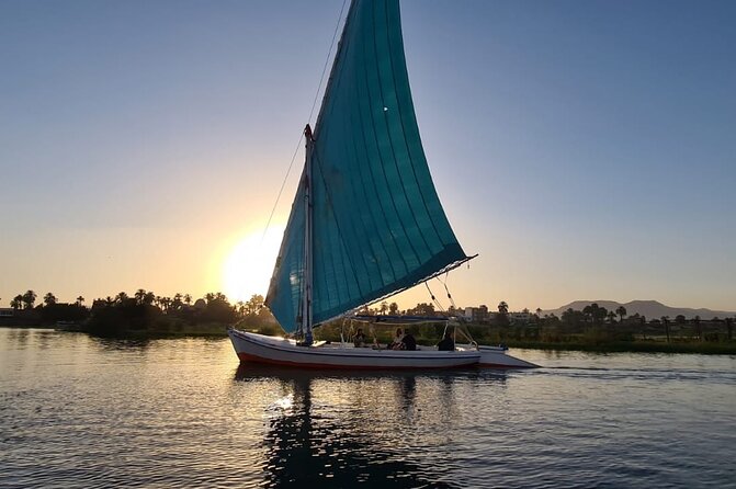 Amazing Sunset sailing by Felucca in Luxor -2 Hours (Private) - Boarding the boat and settling into the two-hour ride