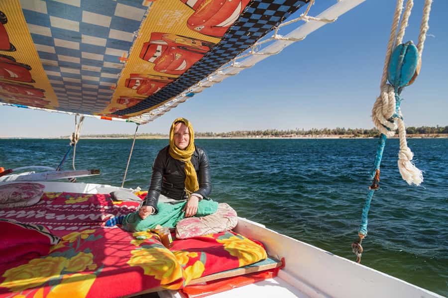 Aswan: Felucca Ride on The Nile River with an Egyptian Meal - From your hotel to the riverside pier