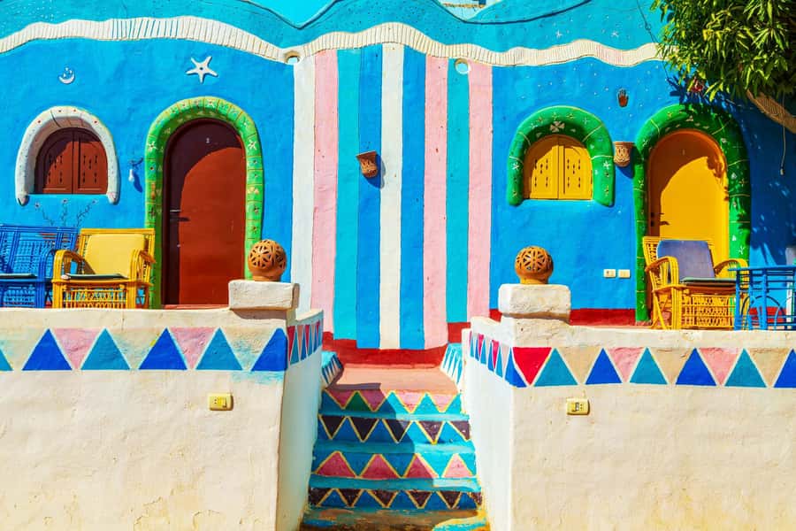 Aswan: Nubian Village Day Trip with Camel Ride - A colorful photo stop, with a real cultural setting