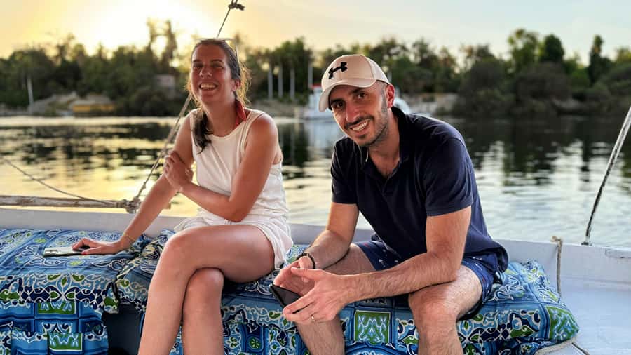 Aswan Private Felucca Ride: Sail Around Elephantine Island. - What happens when there is no wind