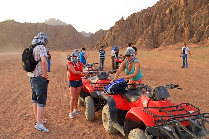 ATV Quad, Bedouin Tent with Tea Sharm El Sheikh - Riding across the Sinai Desert