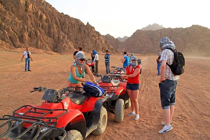 ATV Quad bike Adventure Desert Safari Tour In Sharm El Sheikh - The photo question deserves attention