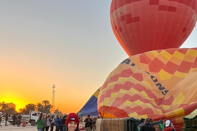 Balloon Ride Luxor Egypt - The 45-minute flight over the West Bank