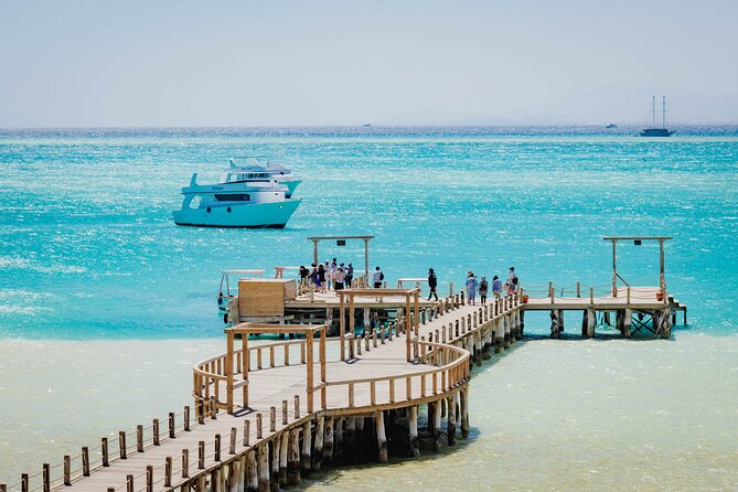 Boat Trip Orange Bay Island with 2 Snorkeling Stops in Hurghada - Orange Bay Island: soft sand and a controlled break