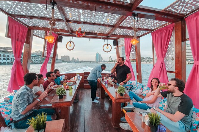 Cafelluca, private 5 star Felucca, 2 hours nile ride with drinks - What the Cairo Tower view adds