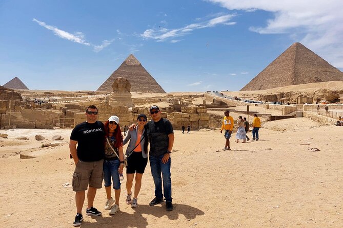 Cairo 8 Hour Private Tour Giza Pyramids, Egyptian Museum & Bazaar - The Sphinx, a short but essential stop