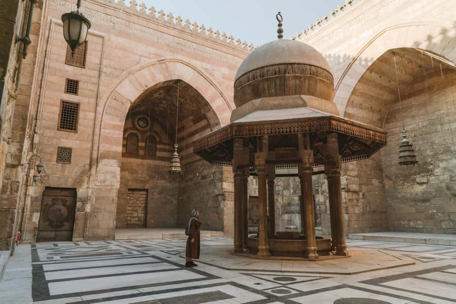 Cairo: All-Inclusive Coptic & Islamic Cairo Tour with Lunch - The Qalawun Complex and Mamluk detail