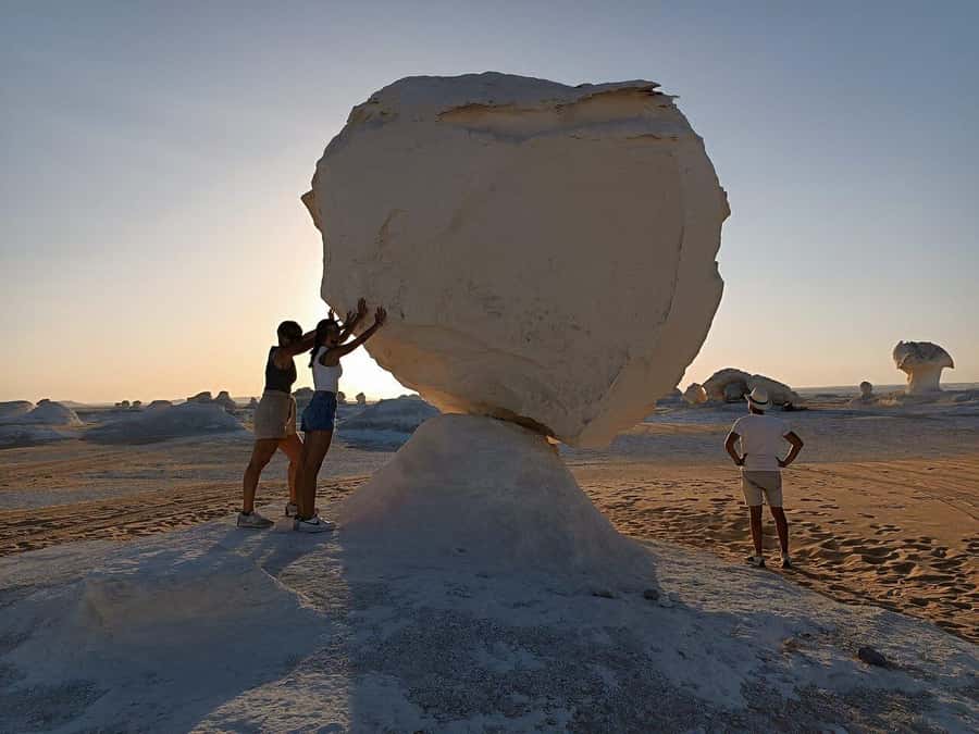 Cairo: Bahariya Oasis & White Desert A Private Day Adventure - Black Desert: dark hills against the open sky