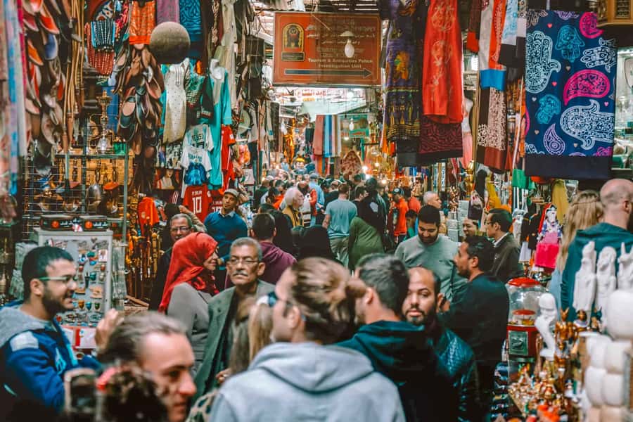 Cairo: Best Kept Secrets Night Tour - The food market and café finish