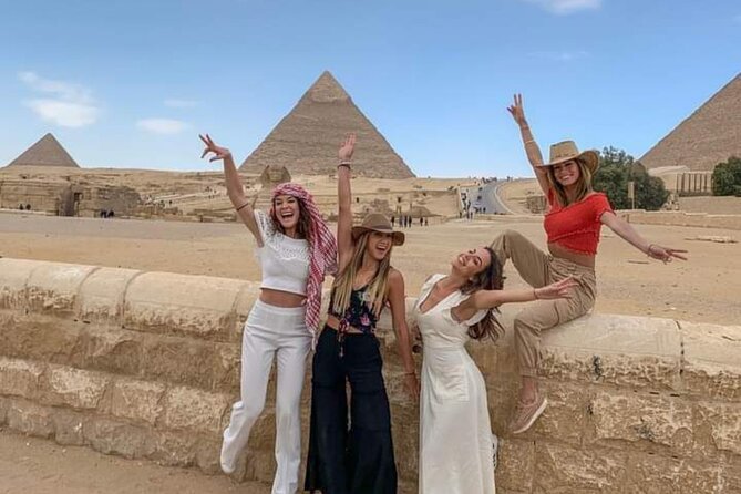 Cairo By Big Bus full day From Hurghada (Pyramids-sphinx-Egyptian Museum-Lunch) - The Great Sphinx and valley temple