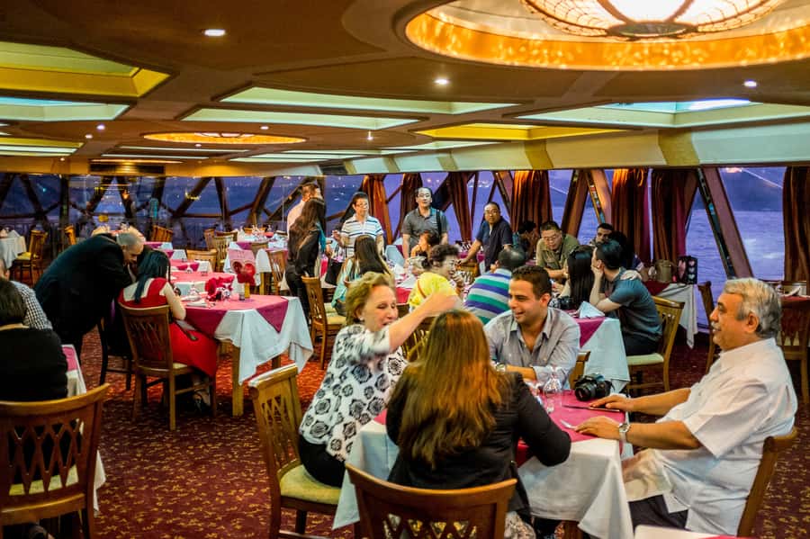 Cairo: Dinner Cruise on the Nile River - The upper deck delivers the best Nile views