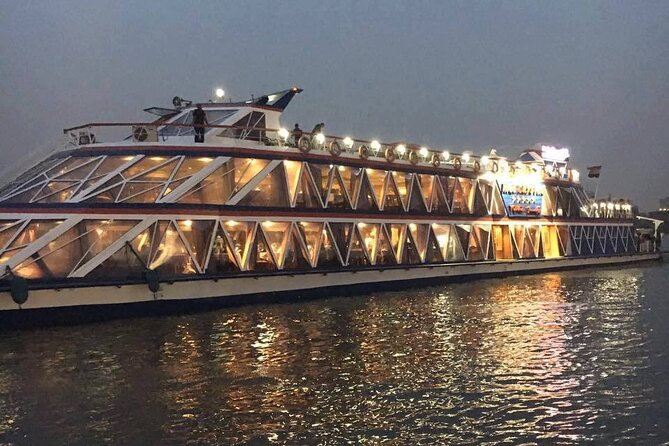 Cairo Dinner Cruise on the Nile River with Pickup And Drop off - Buffet dinner with Egyptian and familiar choices