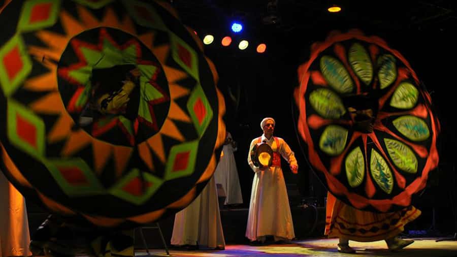 Cairo: Egyptian Heritage Tanoura Dancing Troupe Show - The music matters as much as the spinning