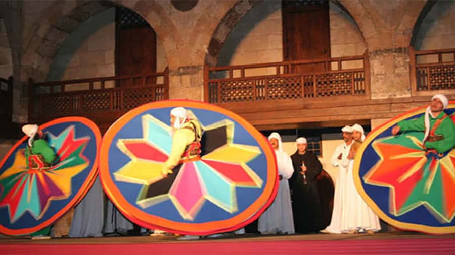 Cairo: Egyptian Heritage Tanoura Dancing Troupe Show - Seating can make or break the show