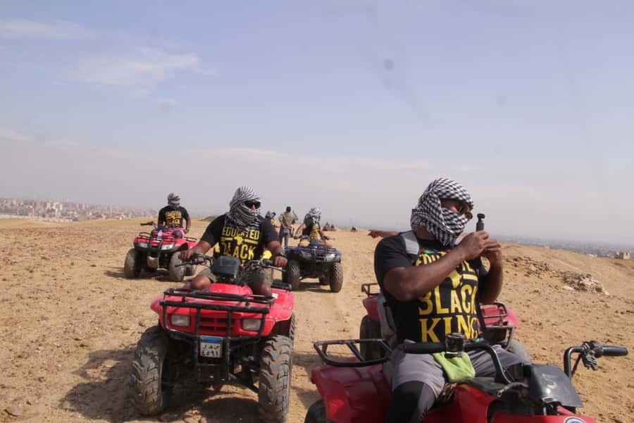 Cairo: Giza Pyramids Tour with Quad Bike Safari & Camel Ride - Starting at the Great Pyramid of Cheops