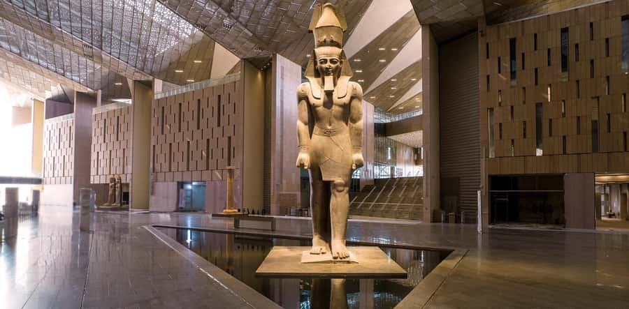Cairo: Grand Egyptian Museum, Giza Pyramids and Sphinx Tour - Transport, group size, and the seven-hour pace