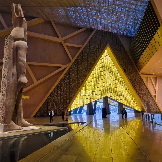 Cairo: Grand Egyptian Museum QR Ticket - The Grand Staircase delivers the first big moment