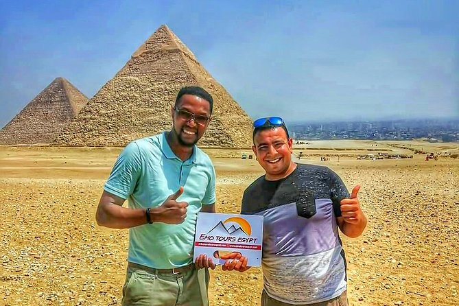 CAIRO LAYOVER EXCURSION TO GIZA PYRAMIDS SPHINX COPTIC CAIRO and BAZAAR - Airport pickup makes a difficult day easier
