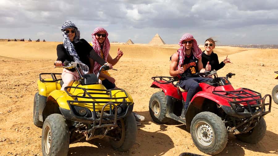 Cairo: Private Quad Bike Desert Tour with Pyramids & Sunset - Why the Giza desert setting matters