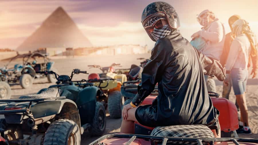 Cairo: Private Quad Bike Desert Tour with Pyramids & Sunset - Guides, drivers, and the human side