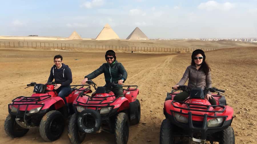 Cairo: Private Quad Bike Desert Tour with Pyramids & Sunset - Pickup from Cairo or Giza