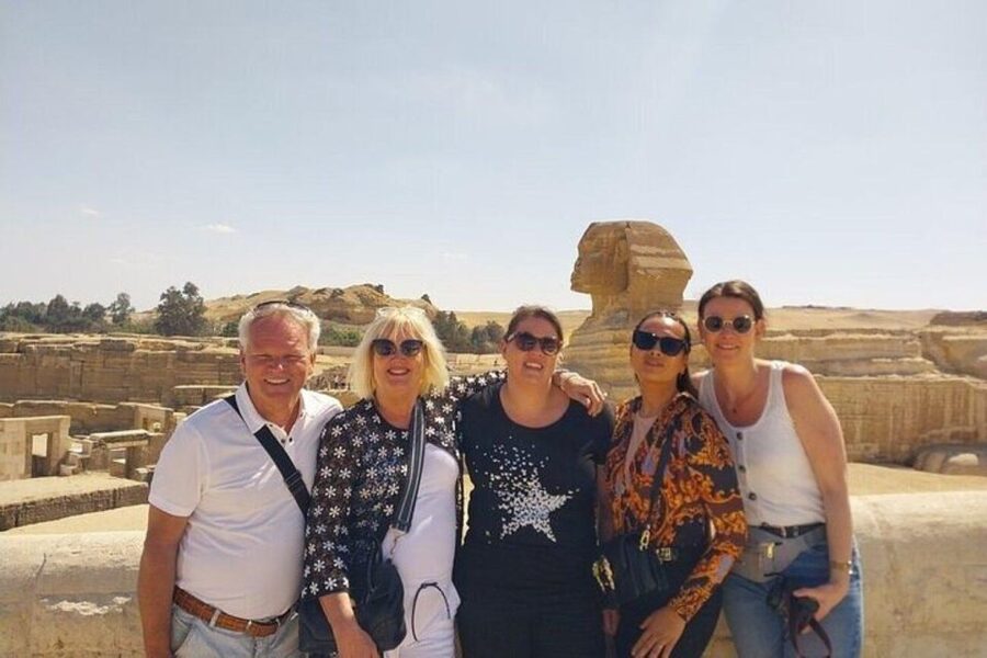 Cairo: Pyramids & Great Sphinx Private Tour with Camel Ride - The Great Sphinx and its royal connection