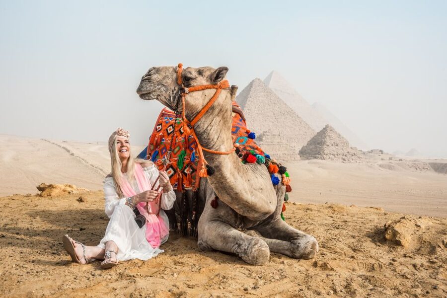 Cairo: Pyramids Quad Bike Adventure & Optional Camel Ride - The short rest with tea and desert views