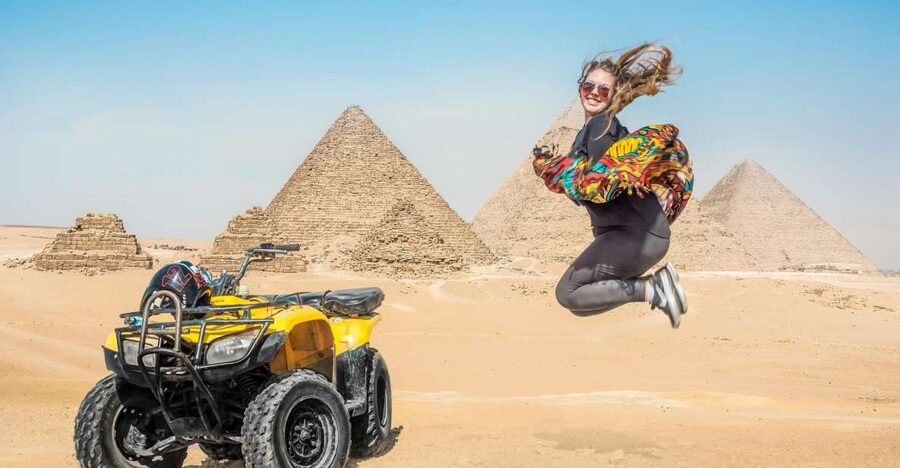 Cairo: Pyramids Quad Bike Adventure & Optional Camel Ride - One hour on a quad with the pyramids in view