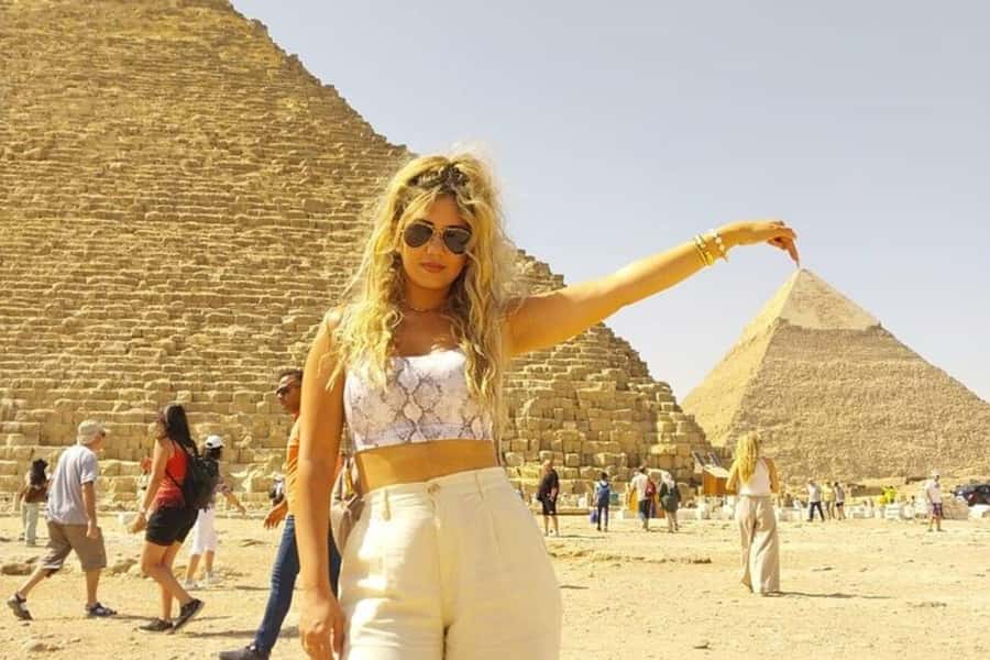 Cairo: Pyramids, Sphinx, and Camel Ride, with ATV Option - Seeing the three pyramids of Giza