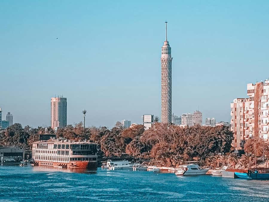 Cairo: Sunset Cairo Tower Tour With Nile River Dinner Cruise - Moving from the tower to the Nile