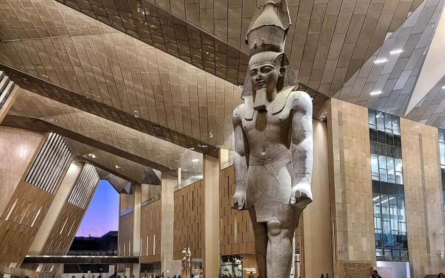 Cairo: The Grand Egyptian Museum Private Guided Tour - First impressions: the Hanging Obelisk and Ramses II
