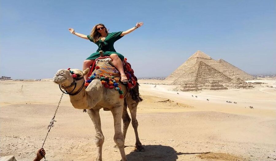 Cairo: Trip Pyramids, Sakkara, & Memphis Tour with Lunch - A camel ride with conditions attached