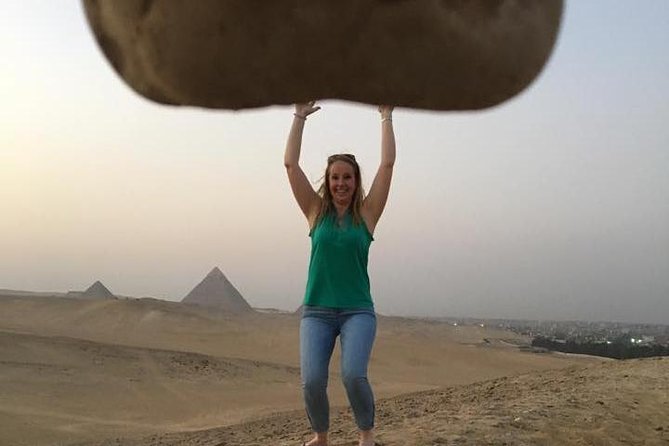 Camel Ride around Giza Pyramids Sunset or Sunrise or any time - Pyramid photos, wide views, and playful poses