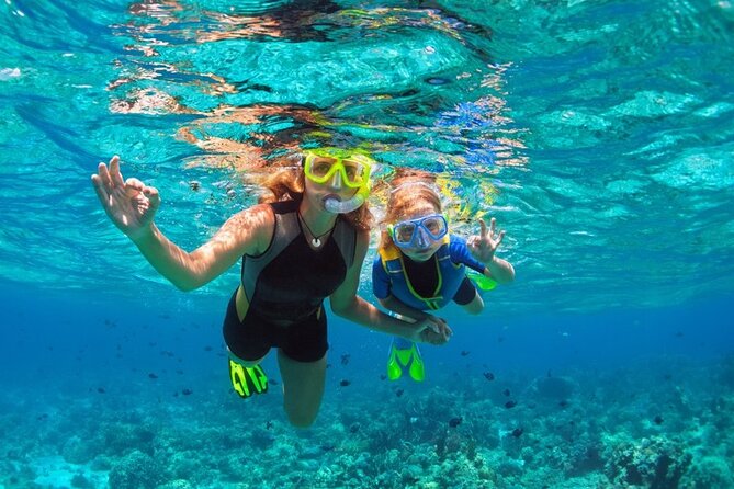 Conquest Semi Submarine Snorkeling Trip With transfer -Hurghada - Cruising out to the coral site