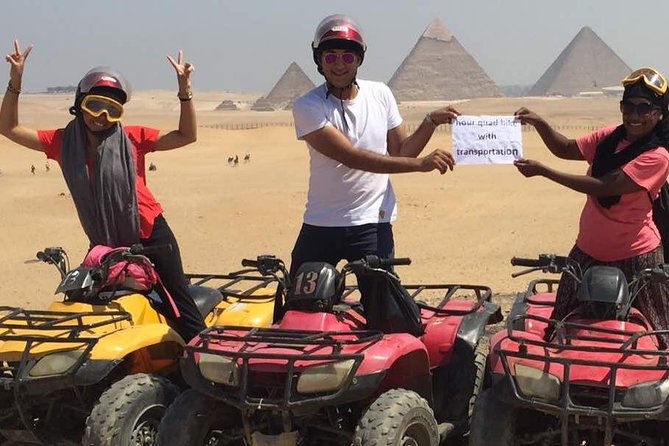 Custom Tour to Giza Pyramids and Desert ATV - ATV Riding Across the Desert