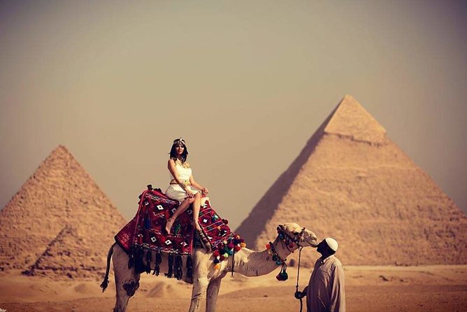 Day Tour Giza Pyramids by Camel In Egypt - The camel ride across the Giza desert