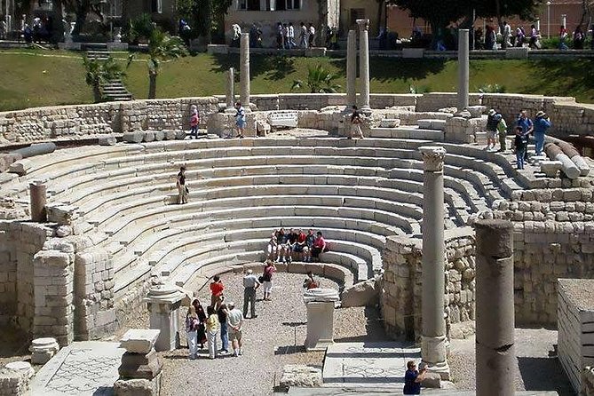 Day Trip to Alexandria from Cairo - The Roman Amphitheater and its surviving city blocks