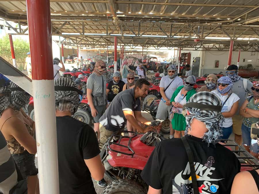 Desert Sunset Quad Bike ATV for 50Km, Oriental Show, Dinner, - What the $29 price really covers